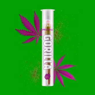 Greeneo brand Gorilla 7.5% CBD pre-roll