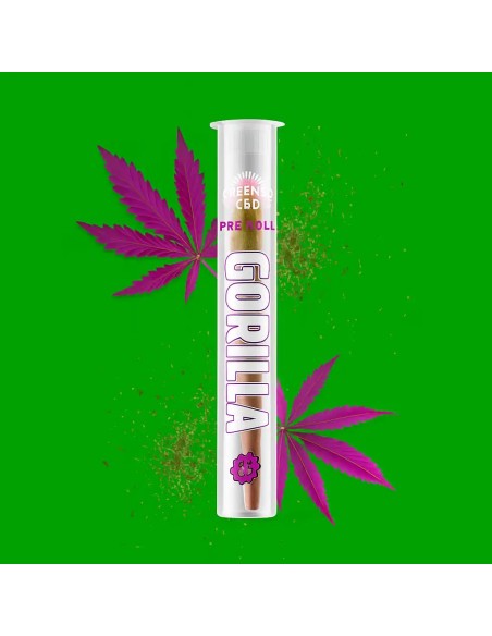 Greeneo brand Gorilla 7.5% CBD pre-roll