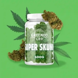CBD flowers 100g Super Shunk 11% from Greeneo