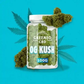 Greeneo brand CBD flowers 100g Og-kush 11%