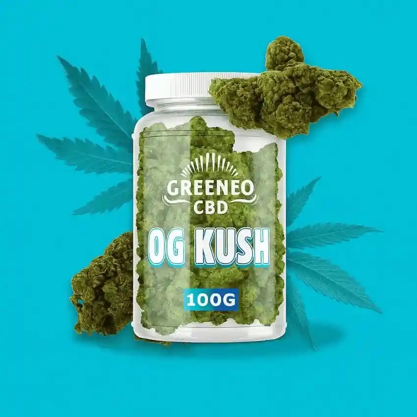 Greeneo brand CBD flowers 100g Og-kush 11%