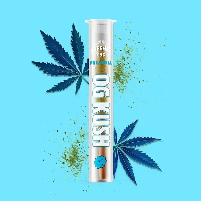 Greeneo brand CBD Og Kush pre-roll