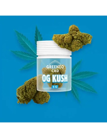 Pot de fleur de CBD 5g Og Kush 11% de la marque Greeneo