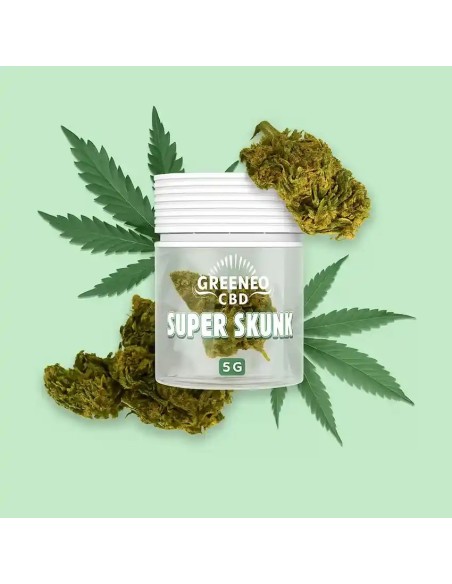 Fleurs de CBD 5g Super Shunk 11% de la marque Greeneo