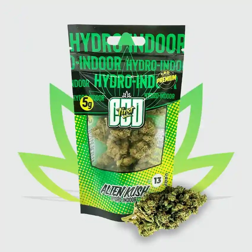 CBD Flower - Alien Kush 13.07% - new design