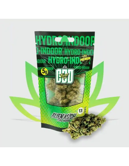 CBD Flower - Alien Kush 13.07% - new design