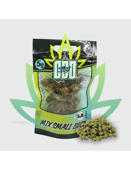 CBD Flower - Small bud mix 5.86% - new design