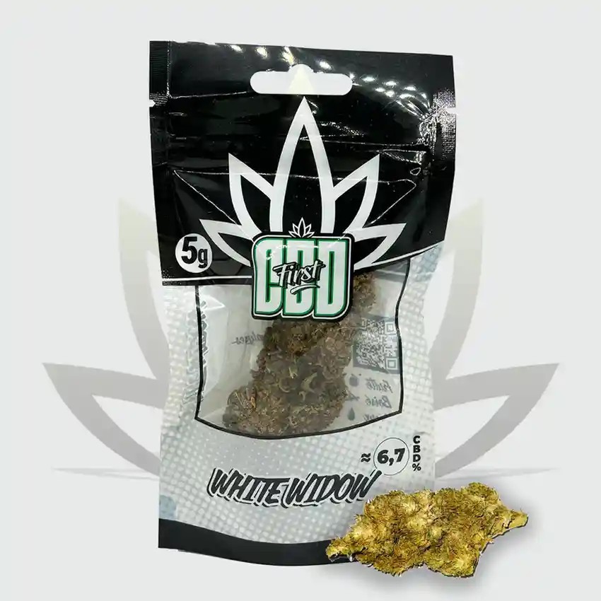 CBD Fleur - White widow 6,72% - nouveau design
