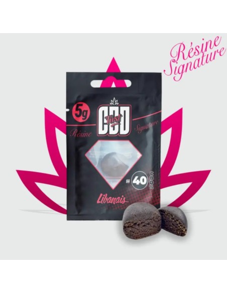 Résine de CBD Libanais 40% de la gamme Signature de la marque CBD First