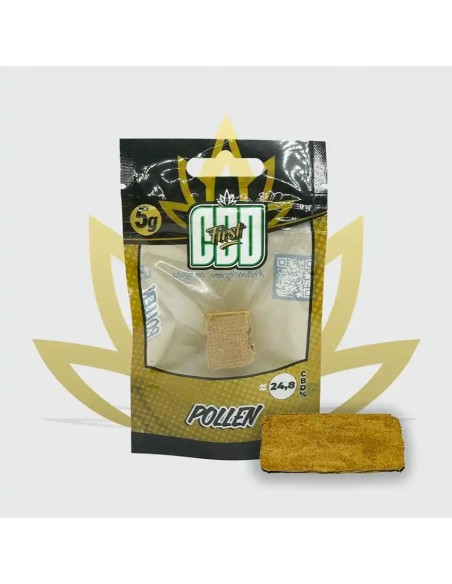 CBD resin 24.8% Pollen from the CBD First brand