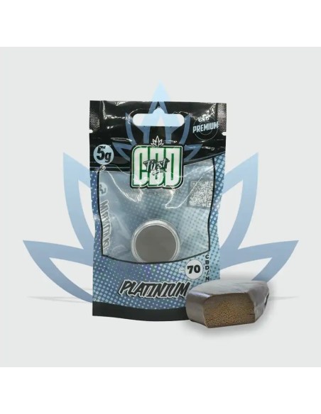Résine de CBD Platinium 70% de la marque CBD First