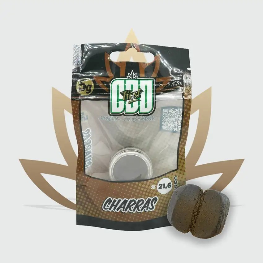 Charras CBD resin 21.6% from the CBD First brand
