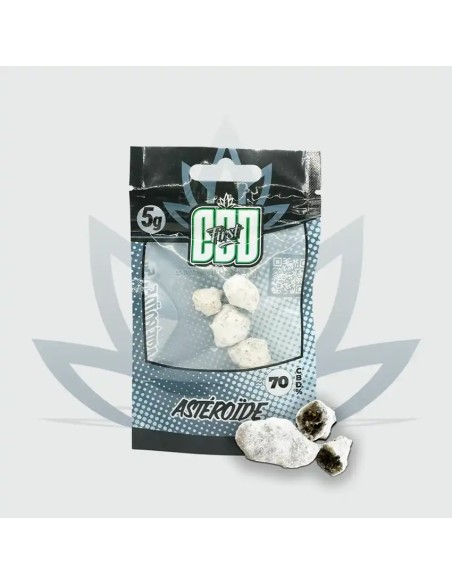 Fleur, résine de CBD Astéroïde 70% de la marque CBD First