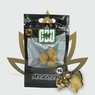Fleur, résine de CBD Moon Rock 70% de la marque CBD First