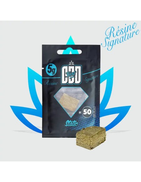 Static 50% CBD resin from the CBD First Signature range