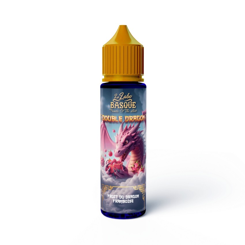 Flacon de 50 ml d'e-liquide Fruit du Dragon Framboise de la marque Labo Basque