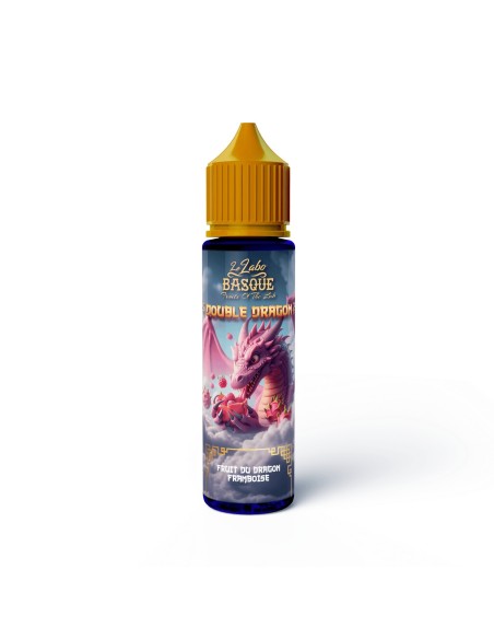 Flacon de 50 ml d'e-liquide Fruit du Dragon Framboise de la marque Labo Basque
