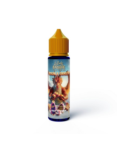 Flacon de 50 ml d'e-liquide Fruit du Dragon Pêche de la marque Labo Basque