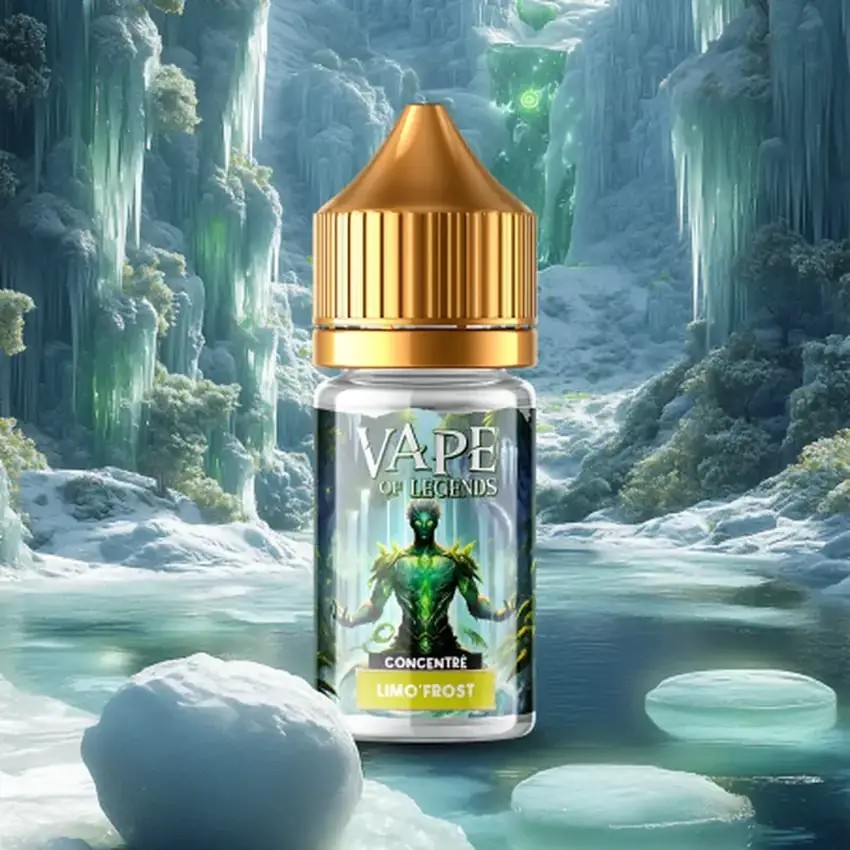 30ml Limo Frost concentrate from the Vape of Legends range by Greeneo