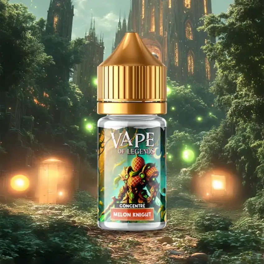 Concentré Melon Knight 30 ml de la gamme Vape of Legends par Greeneo
