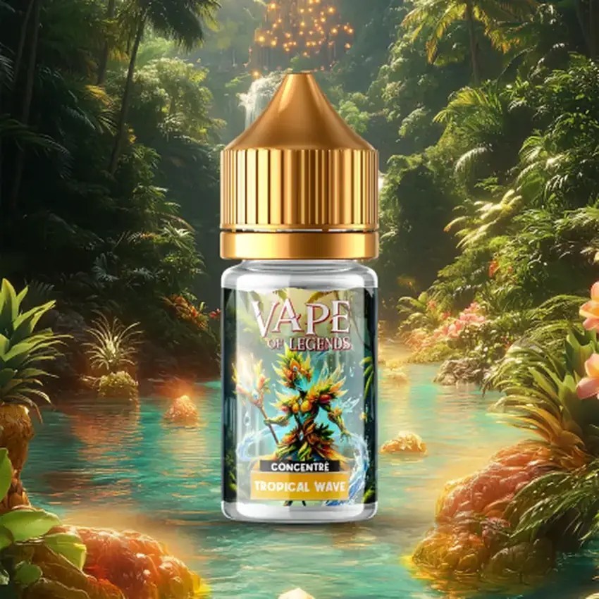 30ml Tropical Wave concentrate from the Vape of Legends range by Greeneo