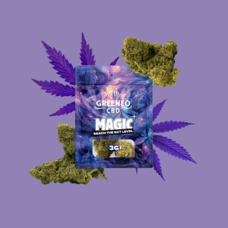 3g de fleur magic NXT+ violet de la marque Greeneo