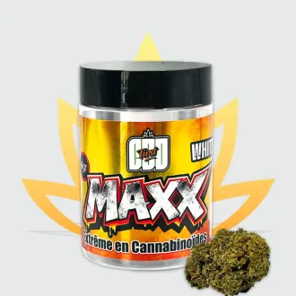 4g jar of White Widow MAXX CBD flowers from CBD First