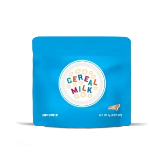 1-gram bag of Cookies Cereal Milk CBD flowers