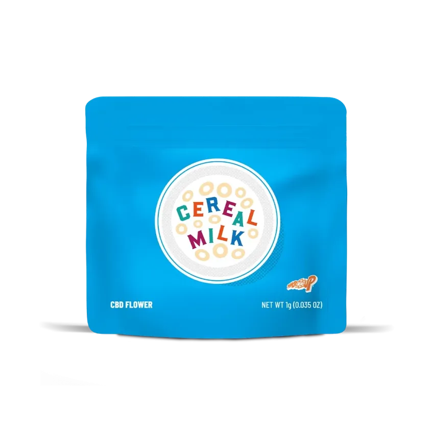 Sachet de fleurs de CBD Cereal Milk de Cookies en 1 gramme