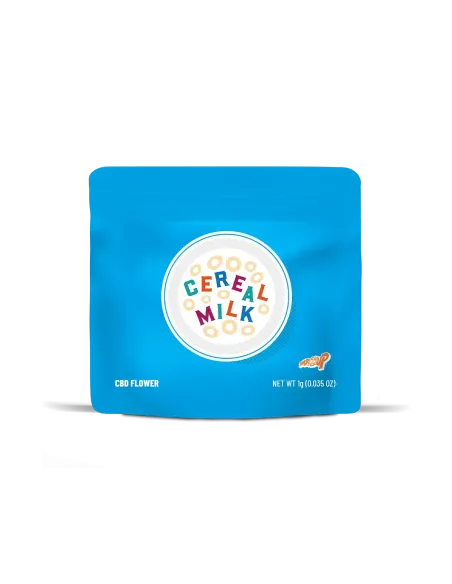 Sachet de fleurs de CBD Cereal Milk de Cookies en 1 gramme