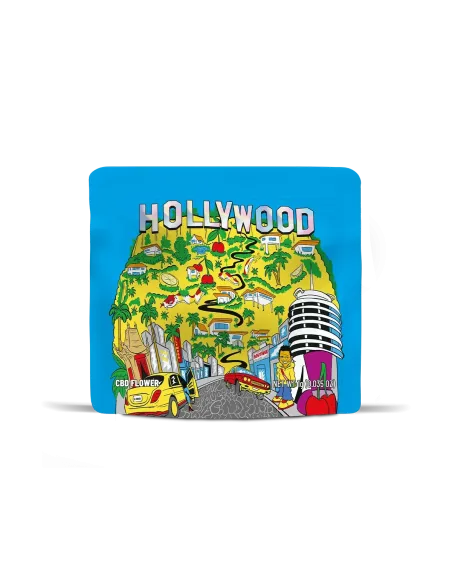 Sachet de fleurs de CBD Hollywood de Cookies en 1 gramme