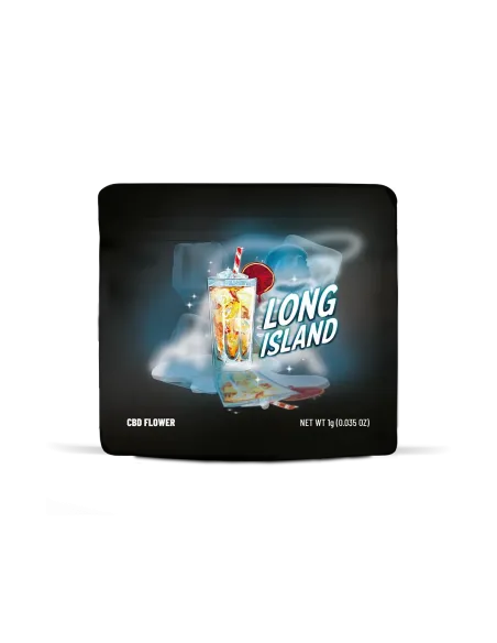Sachet de fleurs de CBD Long Island de Cookies en 1 gramme