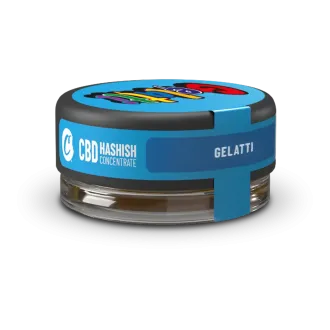 Pot de résines de CBD Gelati de Cookies en 1 gramme