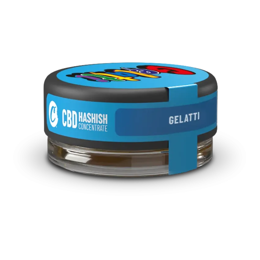Pot de résines de CBD Gelati de Cookies en 1 gramme