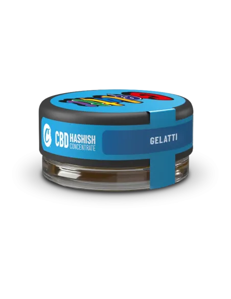 Pot de résines de CBD Gelati de Cookies en 1 gramme