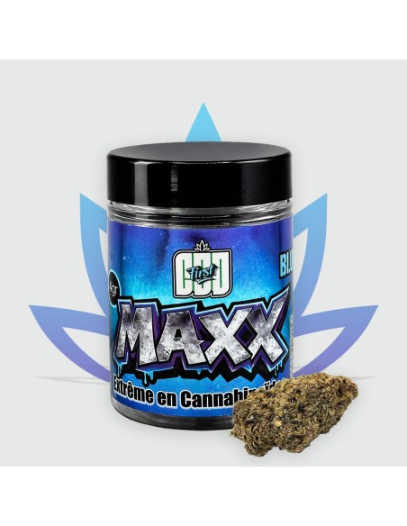 4g jar of Blueberry MAXX CBD flowers from CBD First