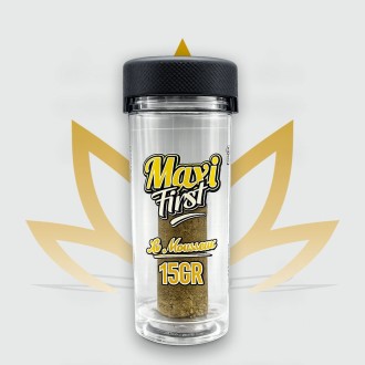 Pot de 15g de résine de CBD Le Mousseux de la gamme Maxi first de la marque CBD First