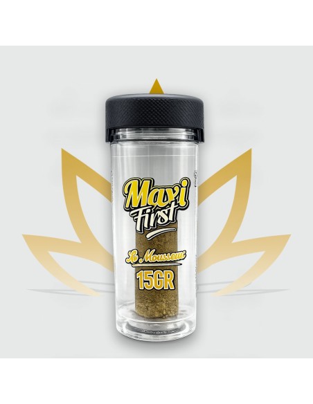 15g jar of CBD resin ‘Le Mousseux’ from the Maxi First range by CBD Firs