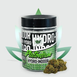 Pot de fleurs de CBD Plutonium de 4g à 15% de la marque CBD First