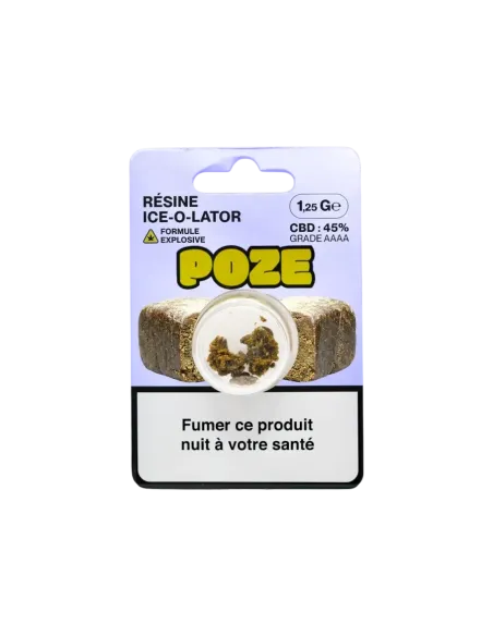 Pack de 3,25g de résine de CBD Ice O Lator de la formule explosive de Poze