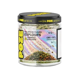 Pack de 5g d'éclats de fleur de CBD Trim de la formule explosive de Poze