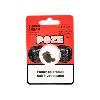 1.25g pack of Shivas Cream CBD resins from Poze