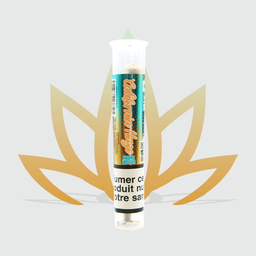 Nouveau format pre-roll de CBD California Haze de la marque CBD First