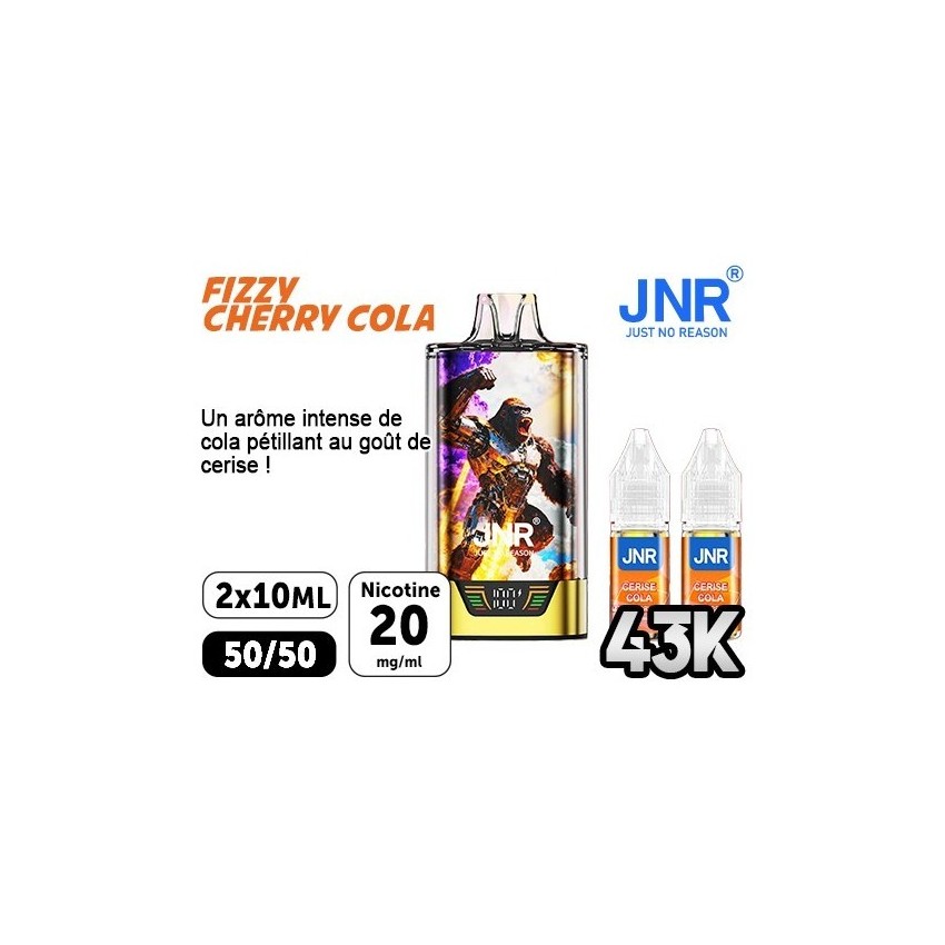JNR Gorilla X Cola Cerise 43000 Puffs | Travers Shop