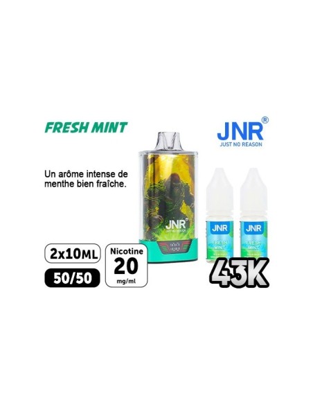 JNR Gorilla X Menthe Fraiche 43000 Puffs | Travers Shop