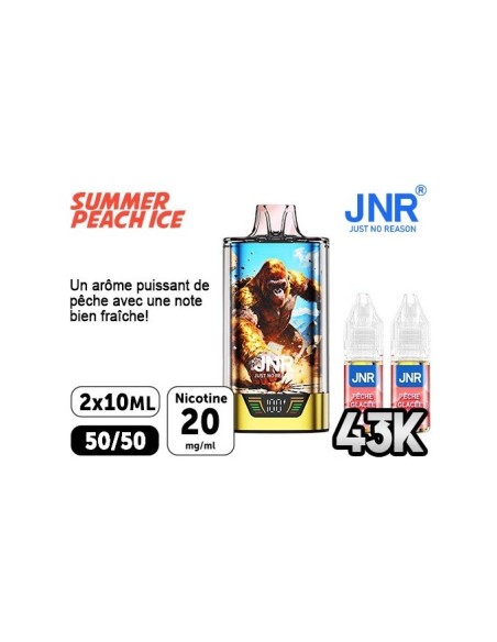 JNR Gorilla X Iced Peach 43000 Puffs | Travers Shop