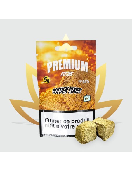 Résine de CBD Golden States 50% de la gamme Signature de la marque CBD First