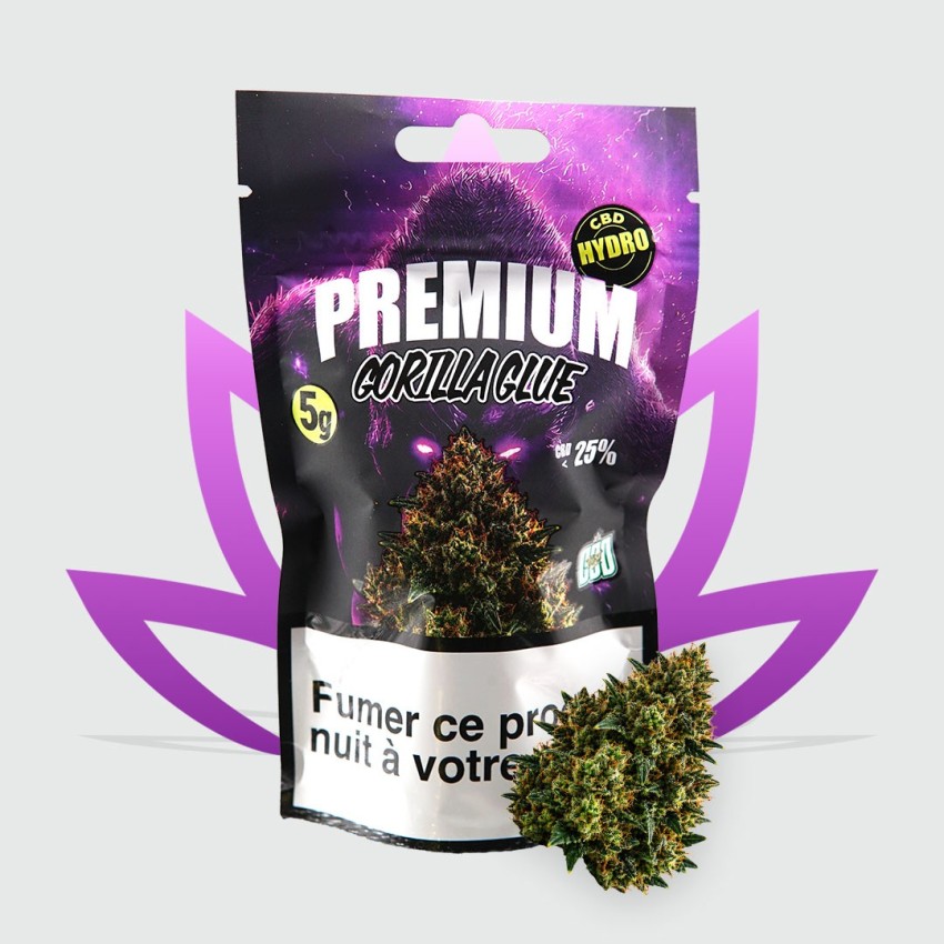 Nouveau Format - Fleur de CBD Gorilla Glue 13% de la marque CBD First
