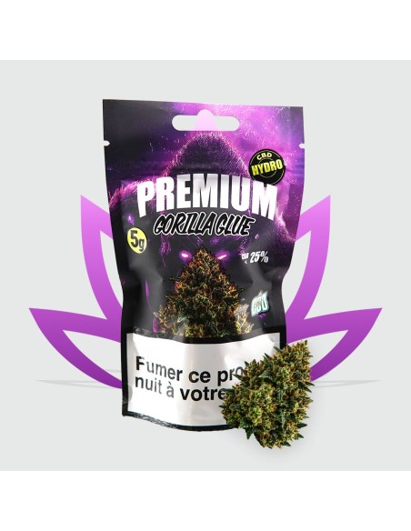 Nouveau Format - Fleur de CBD Gorilla Glue 13% de la marque CBD First