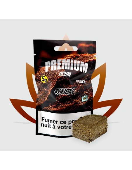 Nouveau Format - Résine de CBD 4X Filtre 50% de la marque CBD First